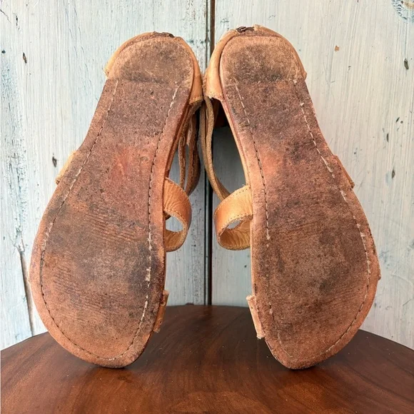 BED|STU Unique & Strappy Tan Rustic Artemis Sandals - Picture 11 of 14